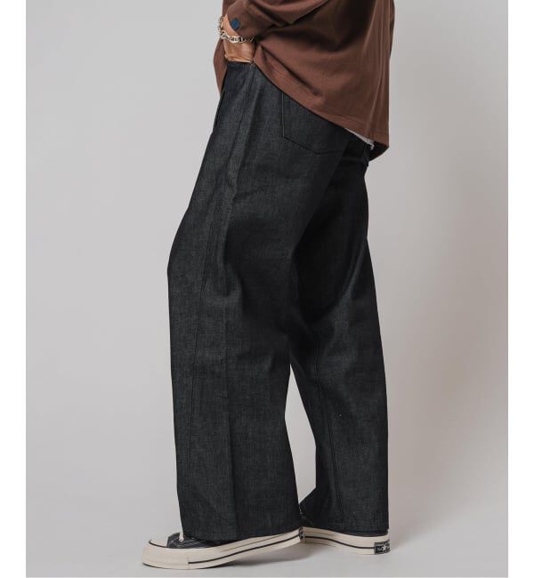EDIFICE「LEVI&rsquo;S(R)/リーバイス(R) 別注 TWISTED BELTED デニムパンツ (L30)」|デニム|