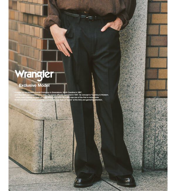 417 EDIFICE「【Wrangler / ラングラー】417別注 Wrancher Midway」|スラックス|ブラウン