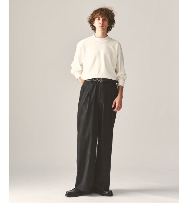 417 EDIFICE「【Hanes&times;417 EDIFICE】別注 CLEAR CUT COTTON SMOOTH MOCK NECK（MODERN FIT）」|Tシャツ・カットソー|