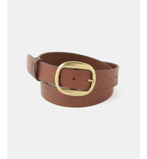 journal standard L'essage「《追加4》MAISON BOINET 35 MM CASUAL BELT IN CALF ベルト」|ベルト|ブラウン