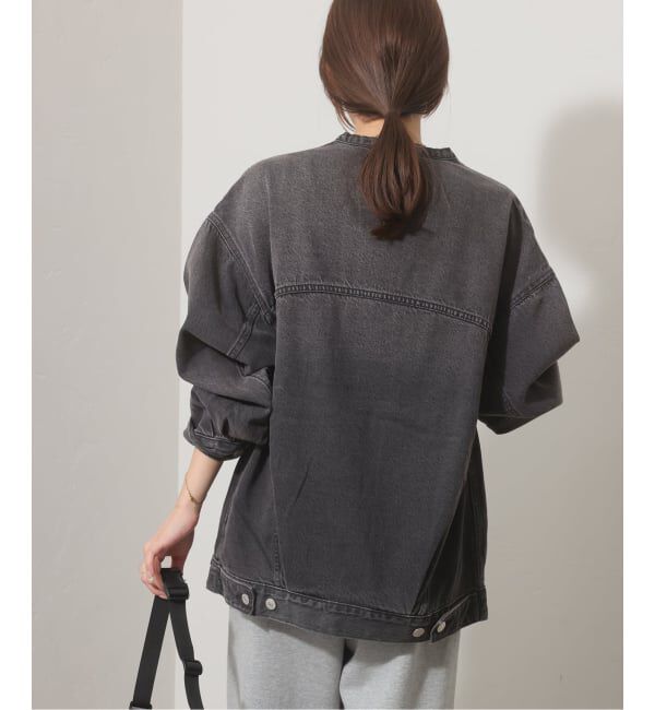 JOURNAL STANDARD relume「別注【LEVI&rsquo;S】COLLARLESS XL TRUCKER BK：デニムジャケット」|デニムジャケット|