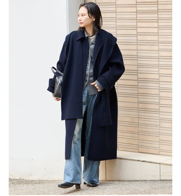 JOURNAL STANDARD「《追加予約》ヤクウールリバーバルカラーコート」|ステンカラーコート|