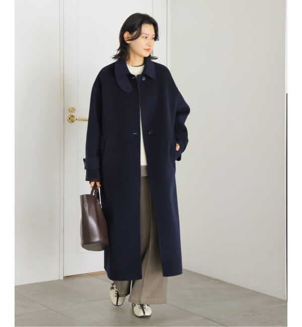 JOURNAL STANDARD「《追加予約》ヤクウールリバーバルカラーコート」|ステンカラーコート|
