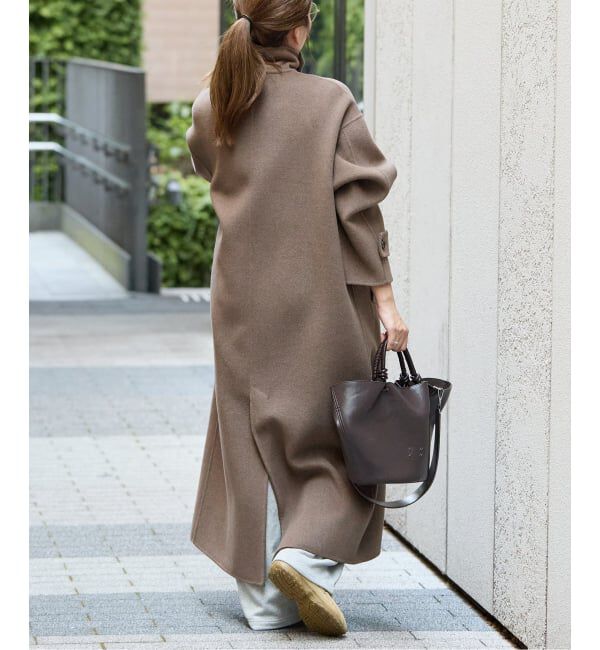 JOURNAL STANDARD「《追加予約》ヤクウールリバーバルカラーコート」|ステンカラーコート|