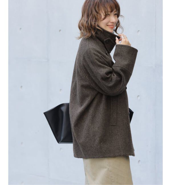 JOURNAL STANDARD relume「《予約》尾州ウールスーパー100スタンドPコート」|ピーコート|