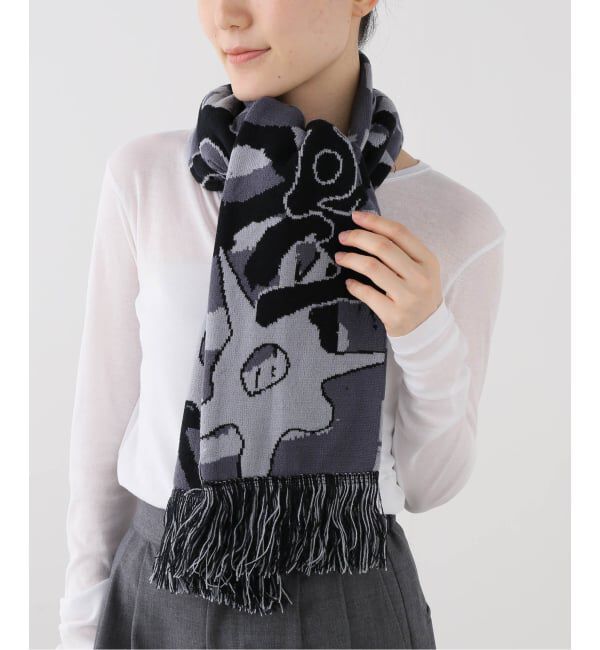 Oriens JOURNAL STANDARD「【P.A.M/パム】 MULTI SHOT URCHIN BONNET SCARF」|マフラー|
