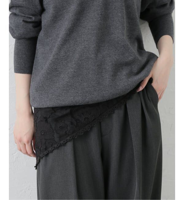 Spick and Span「Venit / ヴェニット DOT TULLE FLOWER EMBROIDERY」|バンダナ・スカーフ|