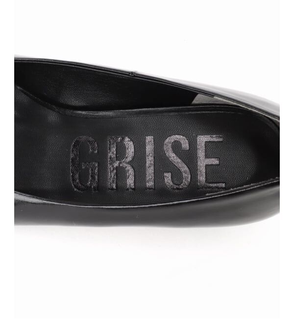 GRISE「《追加 / WEB+一部店舗限定》GRISE3cmレザーCURVYバレリーナ」|バレエシューズ|