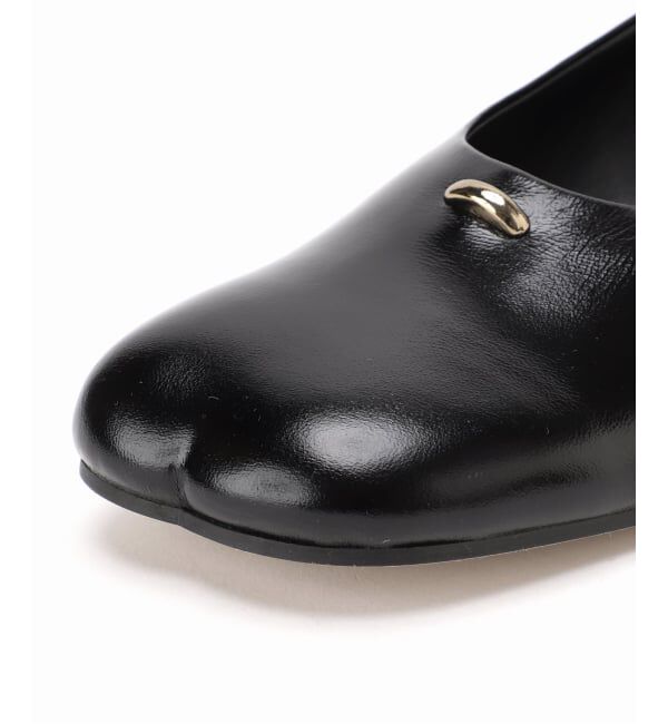 GRISE「《追加 / WEB+一部店舗限定》GRISE3cmレザーCURVYバレリーナ」|バレエシューズ|