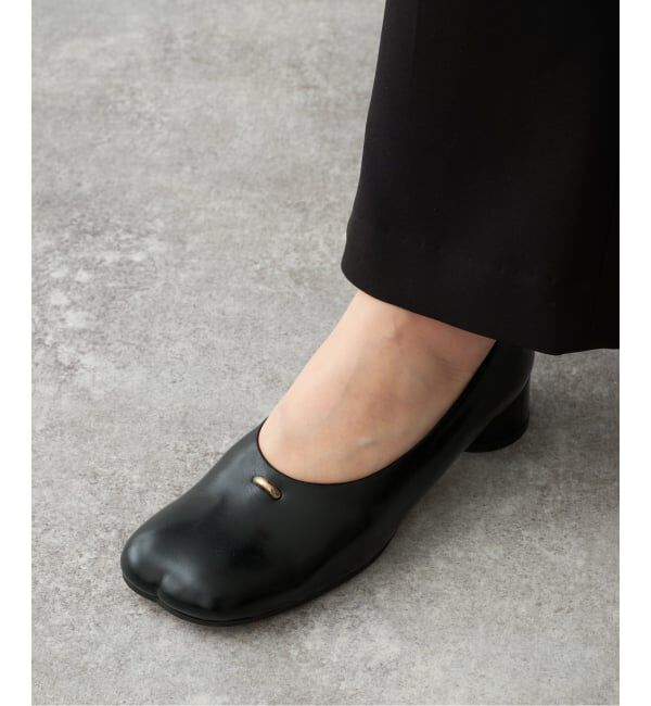 GRISE「《追加 / WEB+一部店舗限定》GRISE3cmレザーCURVYバレリーナ」|バレエシューズ|