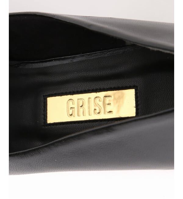 GRISE「《WEB+一部店舗限定》GRISE5cｍレザーカットアウトパンプス」|パンプス|