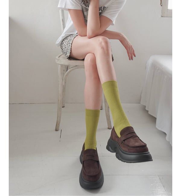  「《WEB+一部店舗限定》Le decore / ル デコレ sneaker ローファー」|ローファー|ブラウン