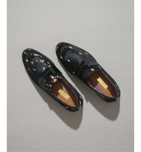 GRISE「《WEB + 一部店舗》GRISEレザースリークトゥローファー」|ローファー|ブラック C