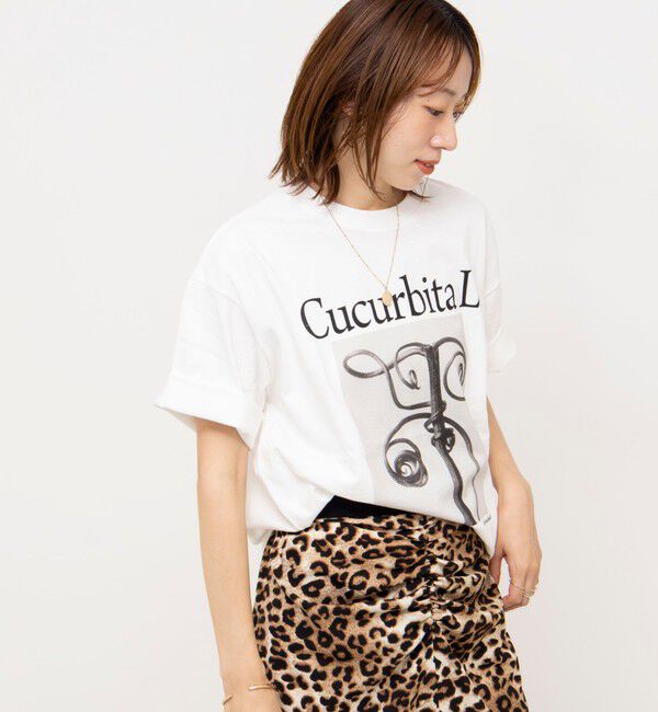 Rie Miller「【WEB＆一部店舗限アイテム】【karl blossfeldt】プラントフォトＴシャツ」|Tシャツ・カットソー|