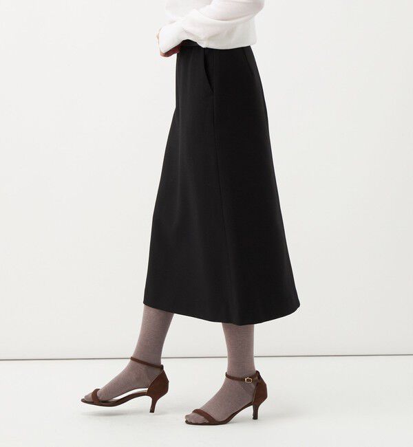 NOLLEY'S「【一部店舗＆WEB限定アイテム】《セットアップ対応》ウォッシャブルウールライクAラインスカート」|台形|