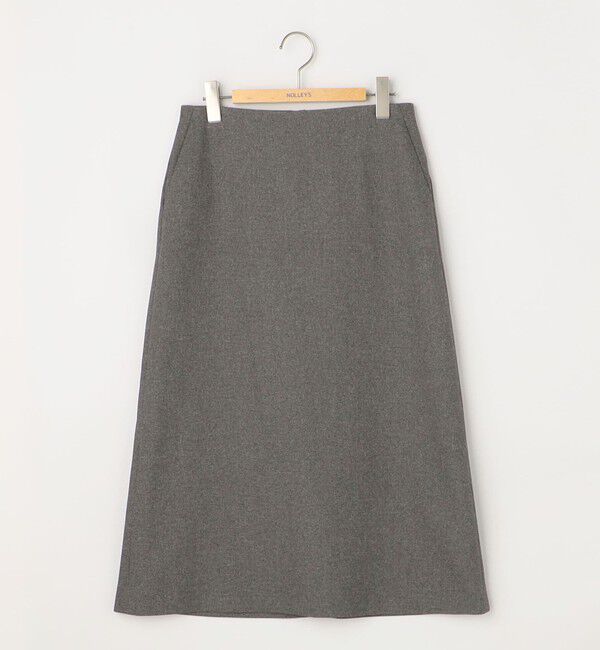 NOLLEY'S「【一部店舗＆WEB限定アイテム】《セットアップ対応》ウォッシャブルウールライクAラインスカート」|台形|