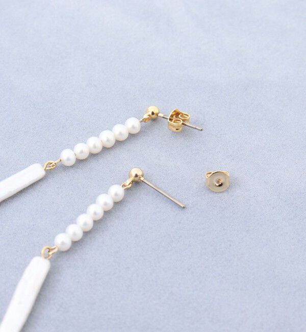 grace grace「【grace grace/グラスグラス】ステック淡水パールピアス」|ピアス|