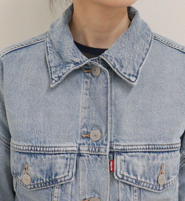 fredy emue「【LEVI'S/リーバイス】LOOSE CROP TRUCKER」|デニムジャケット|