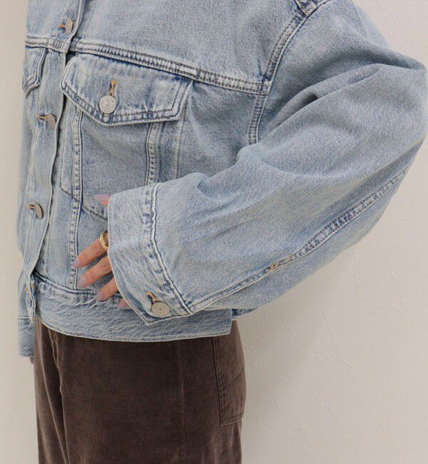fredy emue「【LEVI'S/リーバイス】LOOSE CROP TRUCKER」|デニムジャケット|