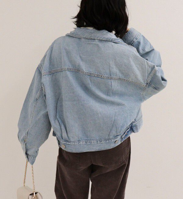 fredy emue「【LEVI'S/リーバイス】LOOSE CROP TRUCKER」|デニムジャケット|