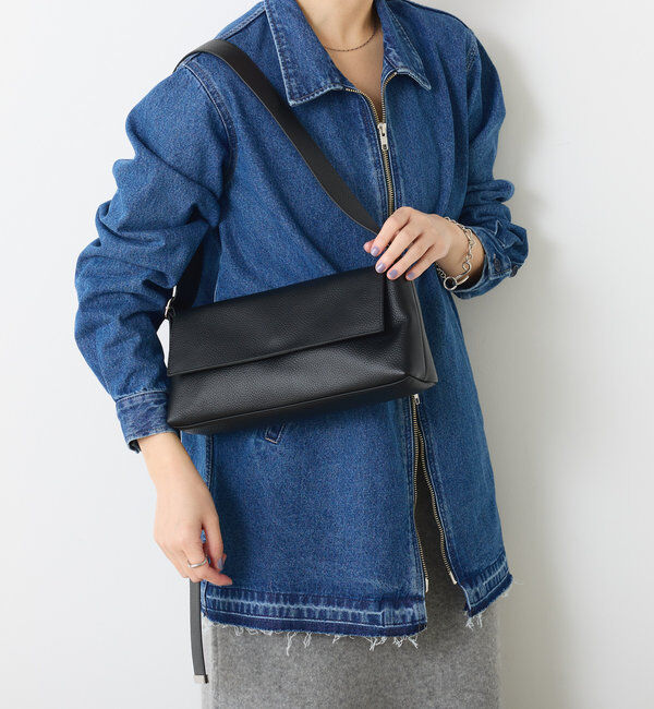  「【牛革/２WAY/500mlペットボトル収納可】シュリンクリンショルダーバッグ」|ショルダー・メッセンジャー|