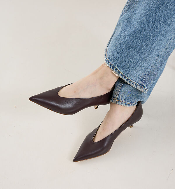 The Store by C' 「【Le Monde Beryl】BABOUCHE  KITTEN HEEL／バブ」|パンプス|
