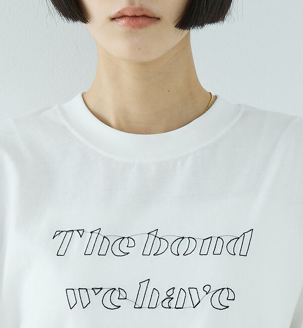 NOMINE「【ユニセックス】刺繍 ロゴ Tシャツ」|Tシャツ・カットソー|