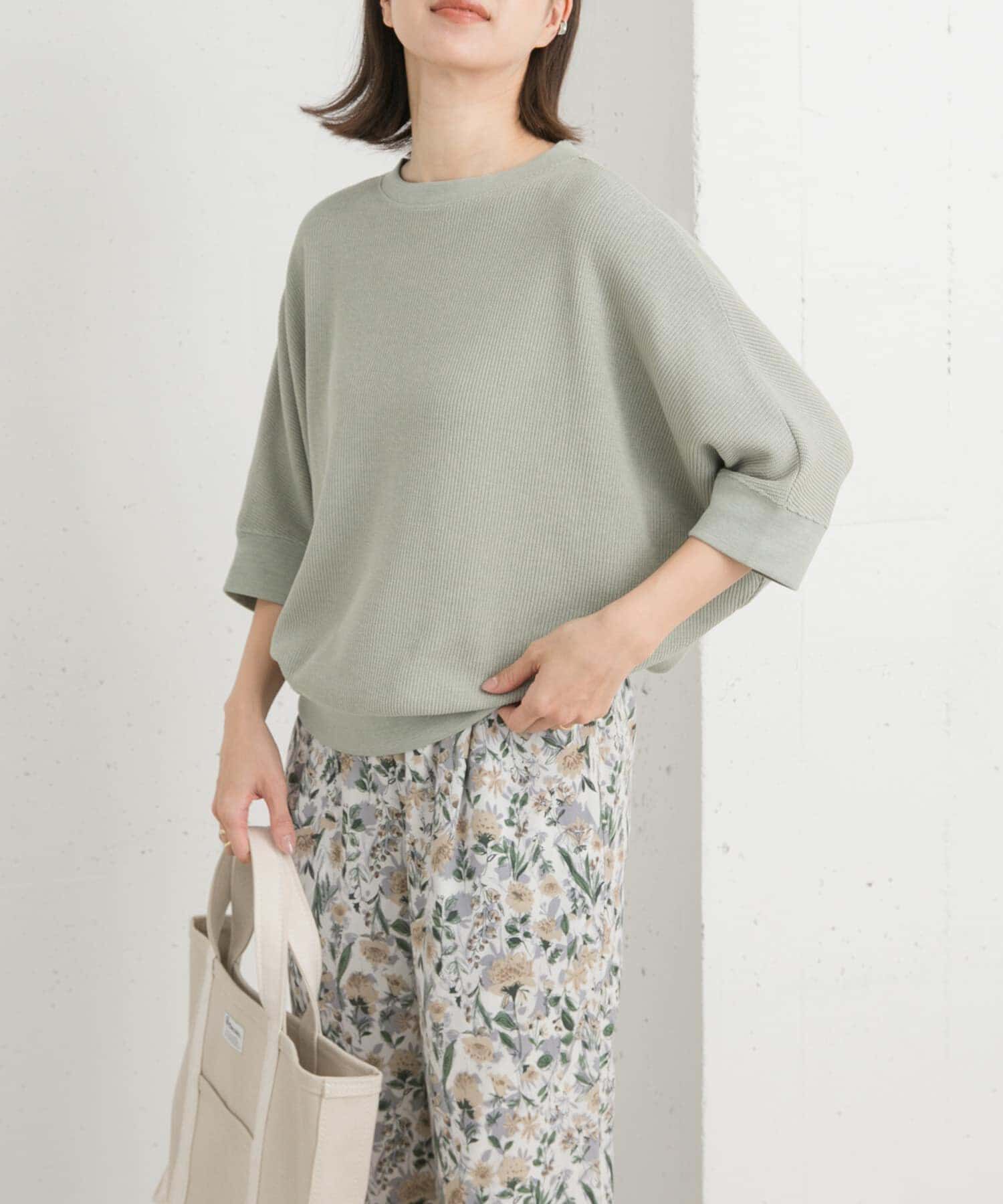 URBAN RESEARCH DOORS「タックフライスワイドTシャツ」|Tシャツ・カットソー|