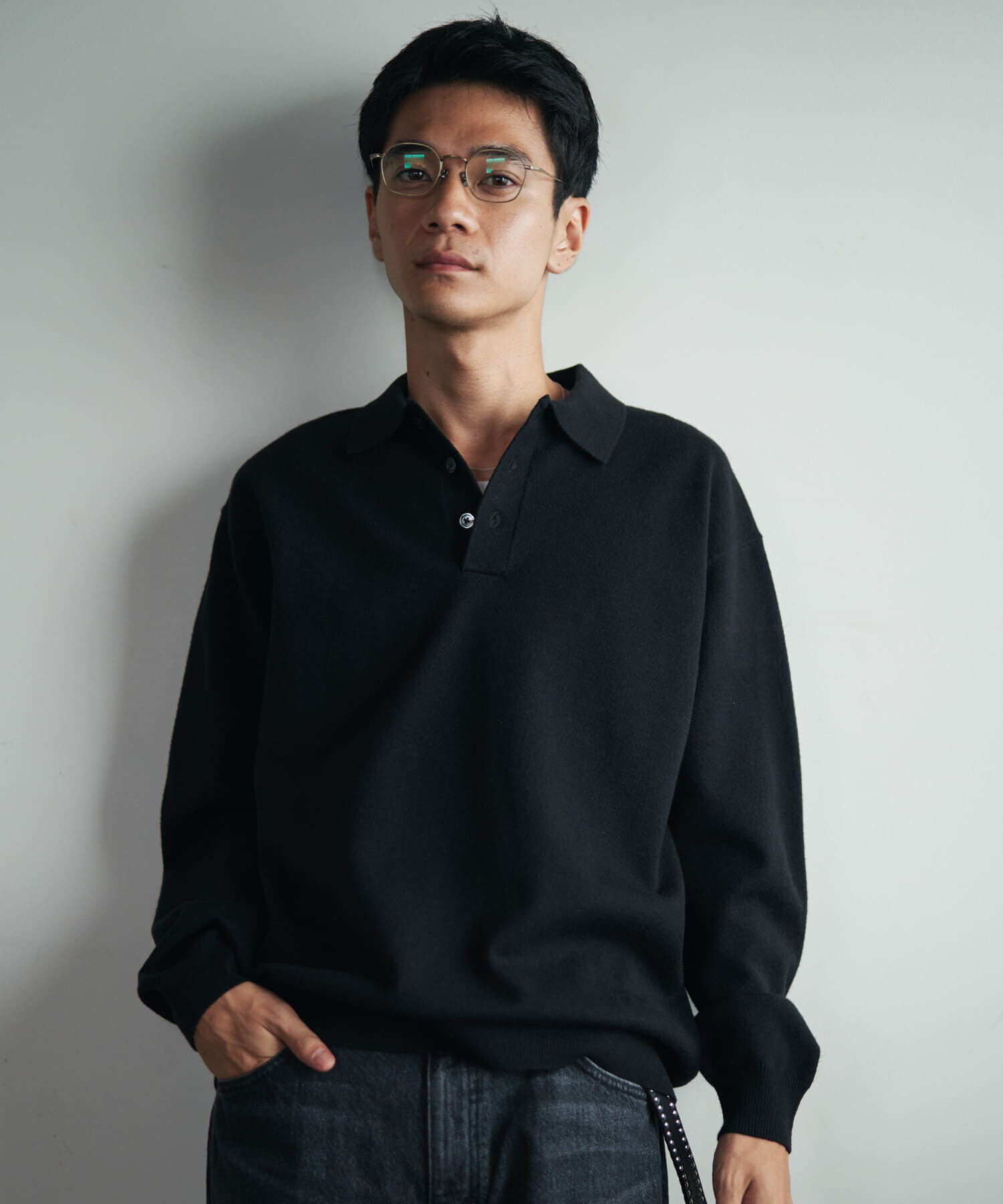 URBAN RESEARCH DOORS「『XLサイズ/WEB限定/仁村紗和さん着用』『UR TECH 200日ニット』 ポロシャツ」|ポロシャツ|