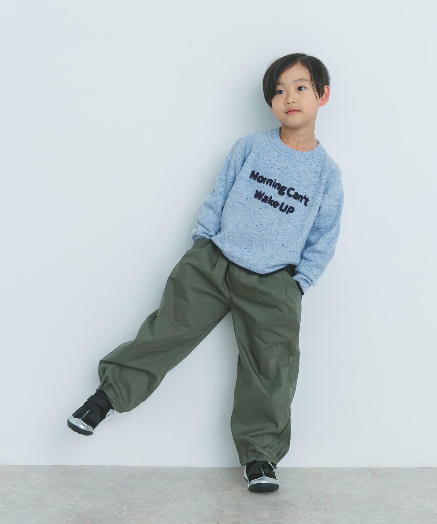 URBAN RESEARCH DOORS「サガラ刺繍ロゴニット(KIDS)」|ニット・セーター|