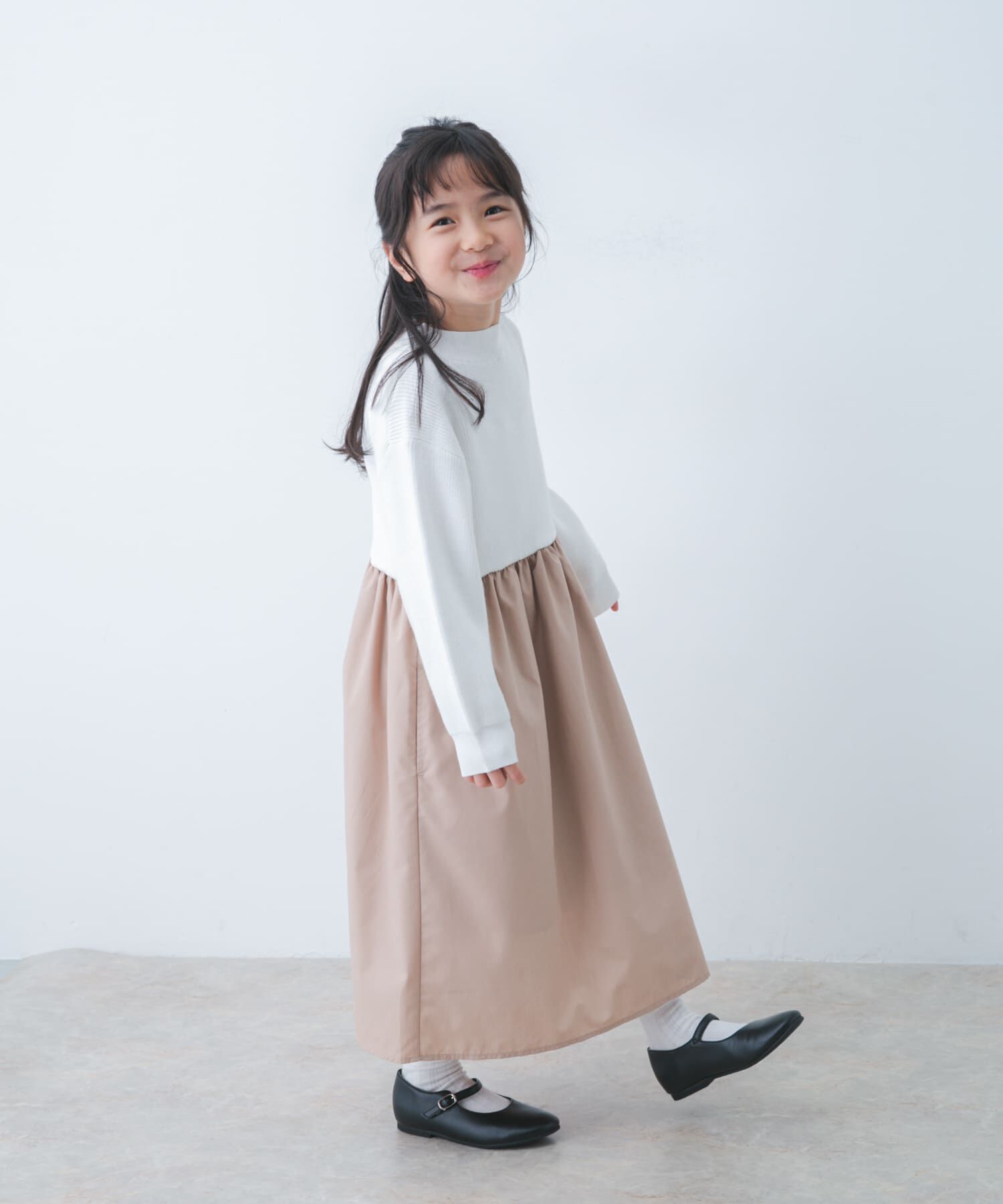 URBAN RESEARCH DOORS「『親子リンク』ニットドッキングワンピース(KIDS)」|ワンピース|