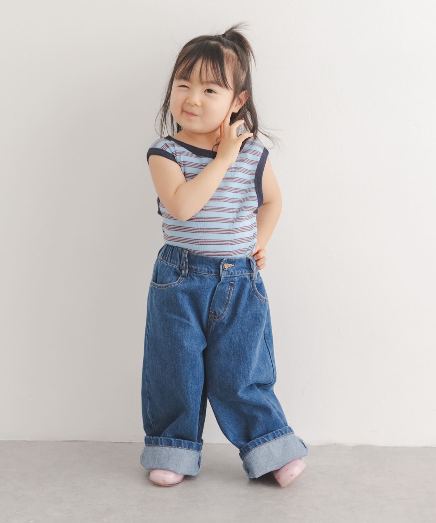 URBAN RESEARCH DOORS「『別注カラー』Solii+Sola　CROSS STITCH DENIM(KIDS)」|その他|
