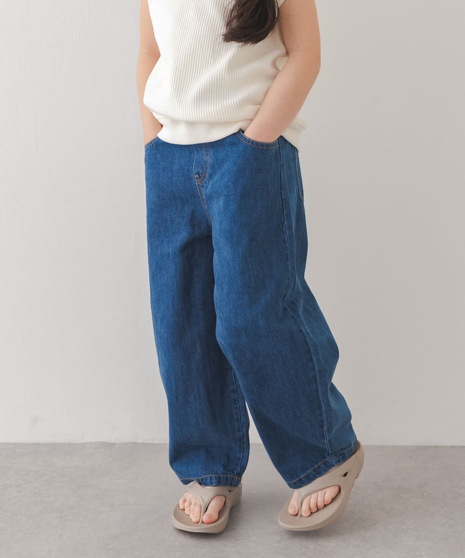 URBAN RESEARCH DOORS「『別注カラー』Solii+Sola　CROSS STITCH DENIM(KIDS)」|その他|