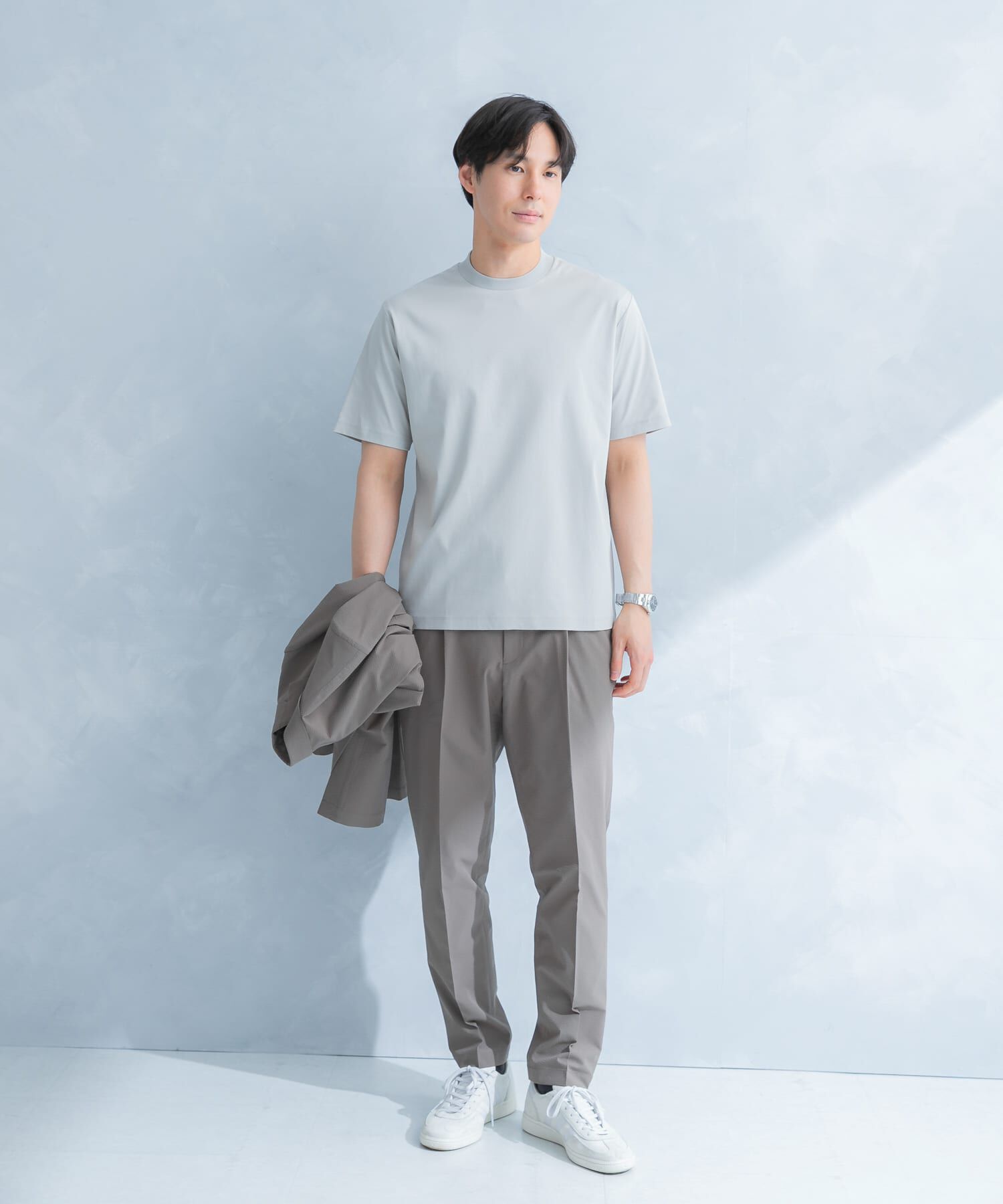 URBAN RESEARCH DOORS「『UR TECH』LIFE STYLE TAILOR　サマシェア ドレスTシャツ」|シャツ・ブラウス|