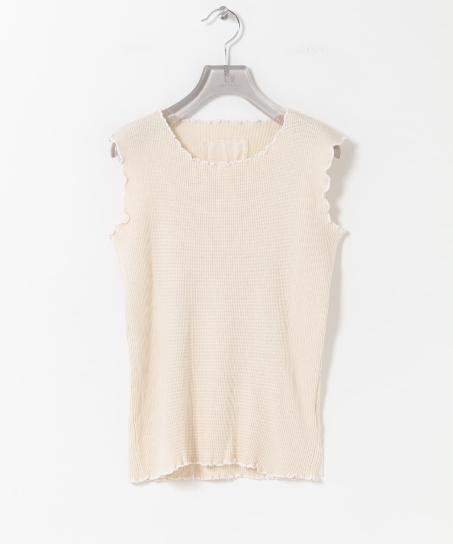 URBAN RESEARCH「V::ROOM　WAFFLE RIB COMBO TANKTOP」|タンクトップ|ナチュラル