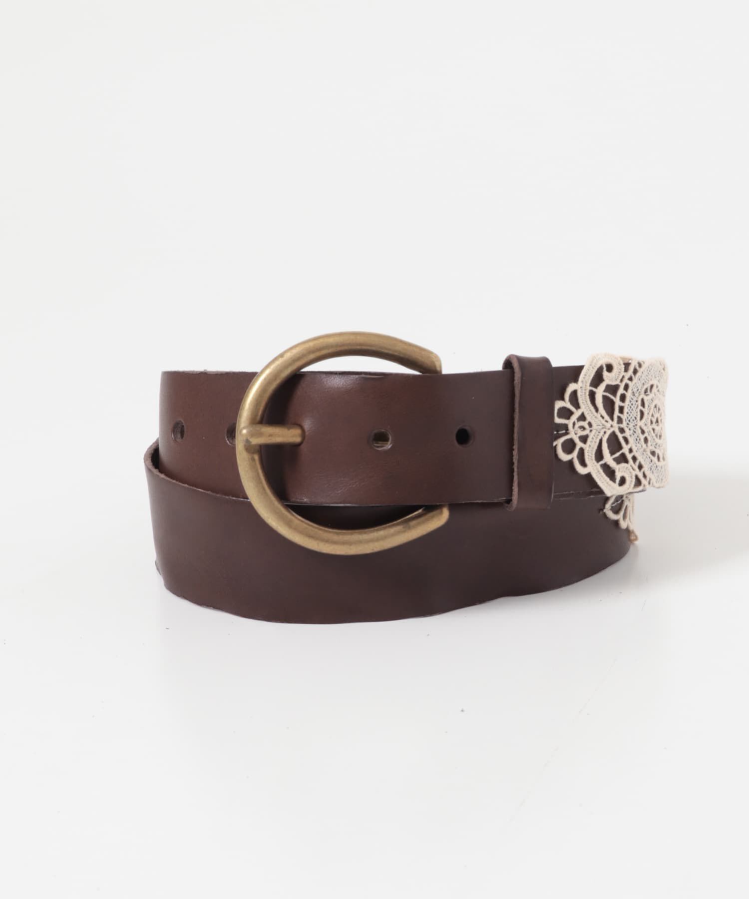 RODE SKO「atelier brugge　WASH LEATHER BELT」|ベルト|ブラウン