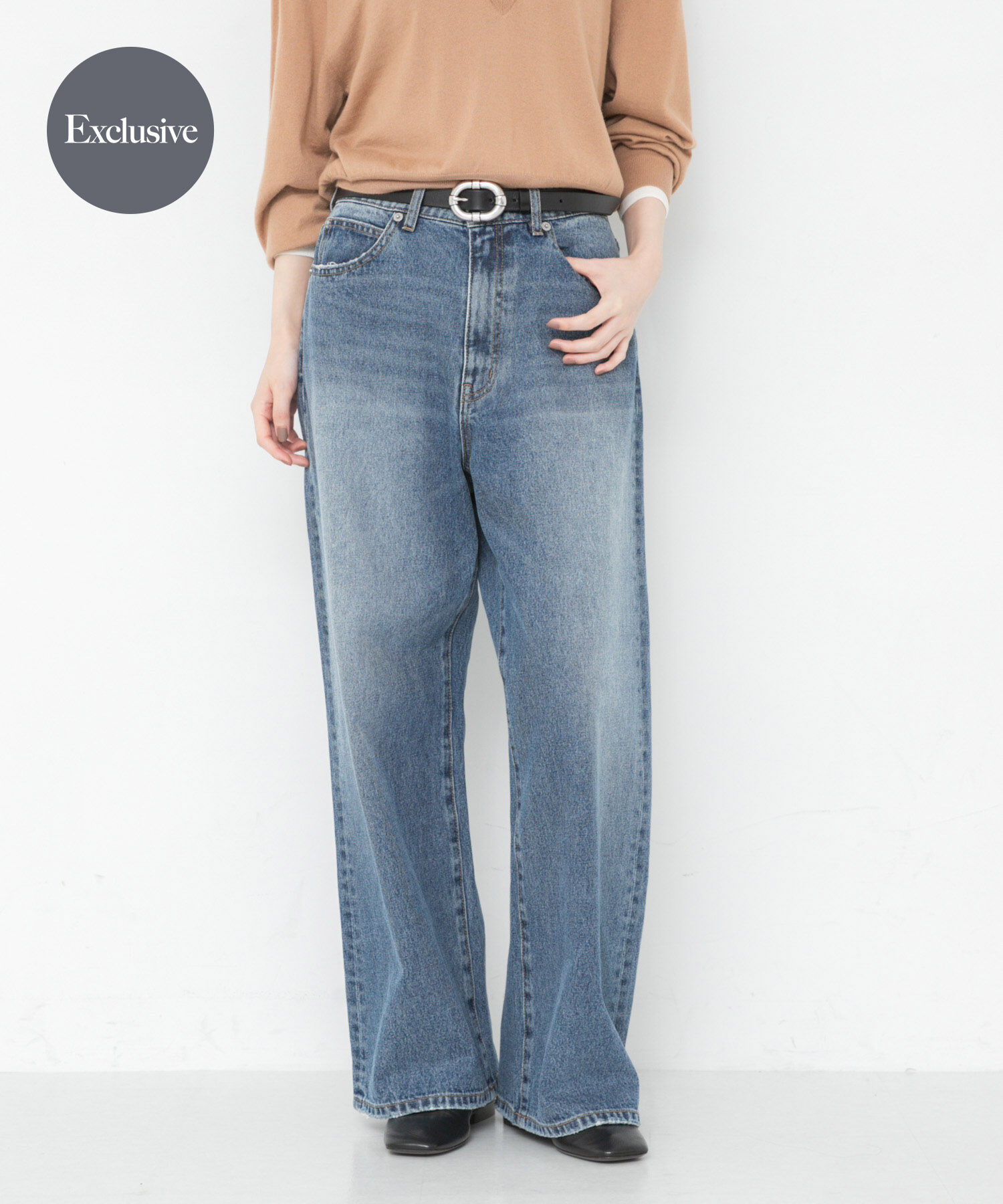 URBAN RESEARCH「『別注』PICCADILLY&times;URBAN RESEARCH　デニムストレートパンツ」|デニム|ライトインディゴブル