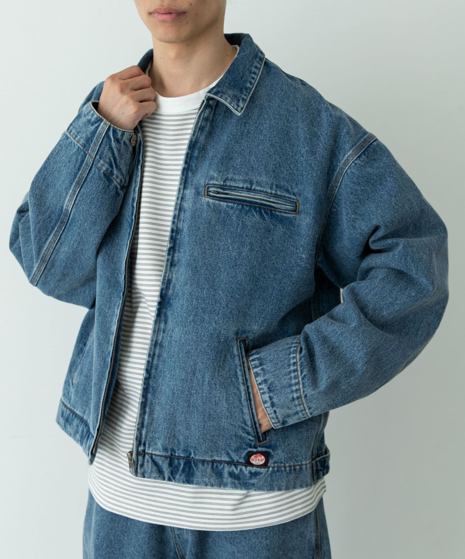 Sonny Label 「『別注』RED KAP&times;Sonny Label　デニムジップブルゾン」|デニムジャケット|