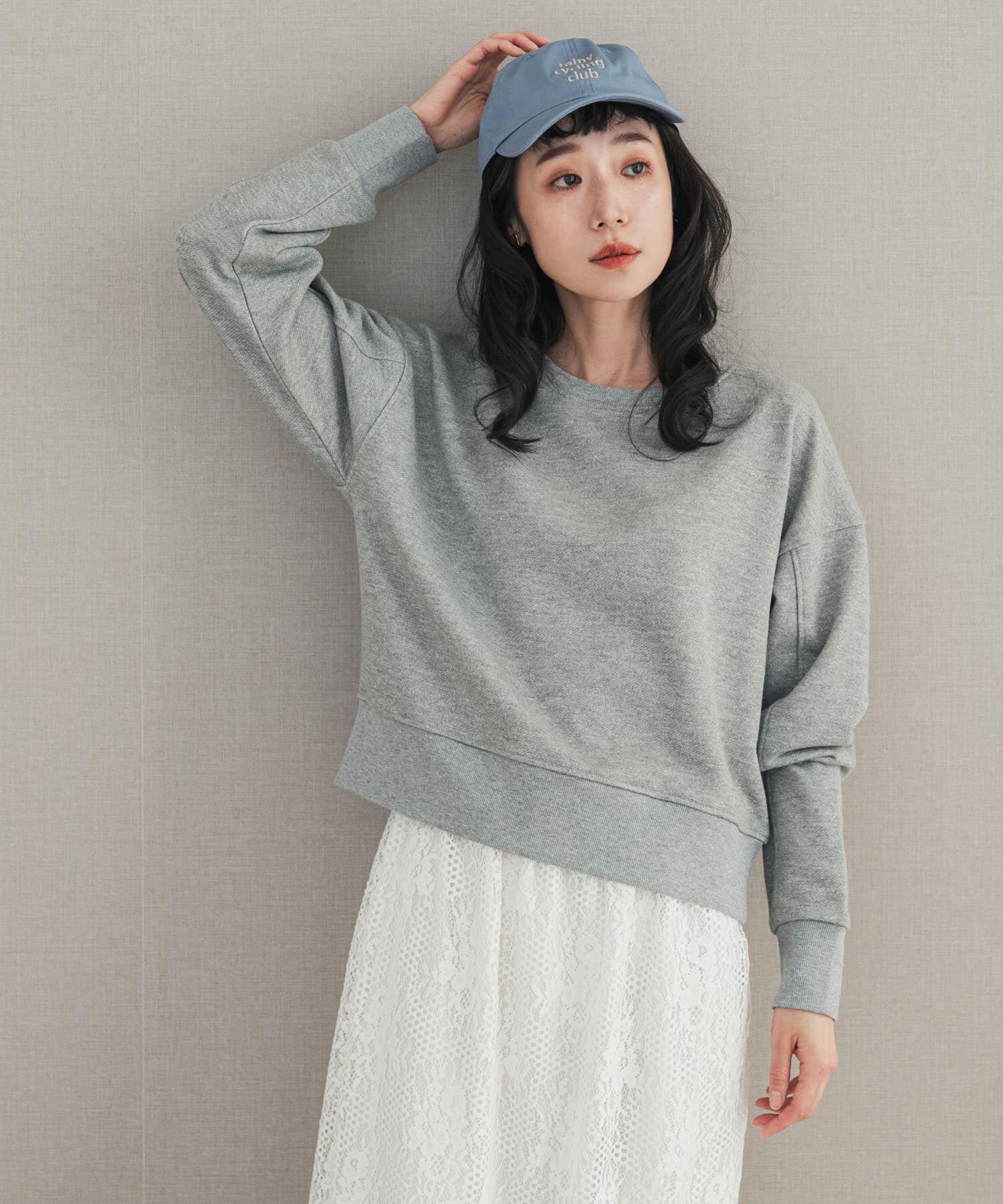 URBAN RESEARCH DOORS「コンパクトラメスウェット 26AW」|スウェット・ジャージ|