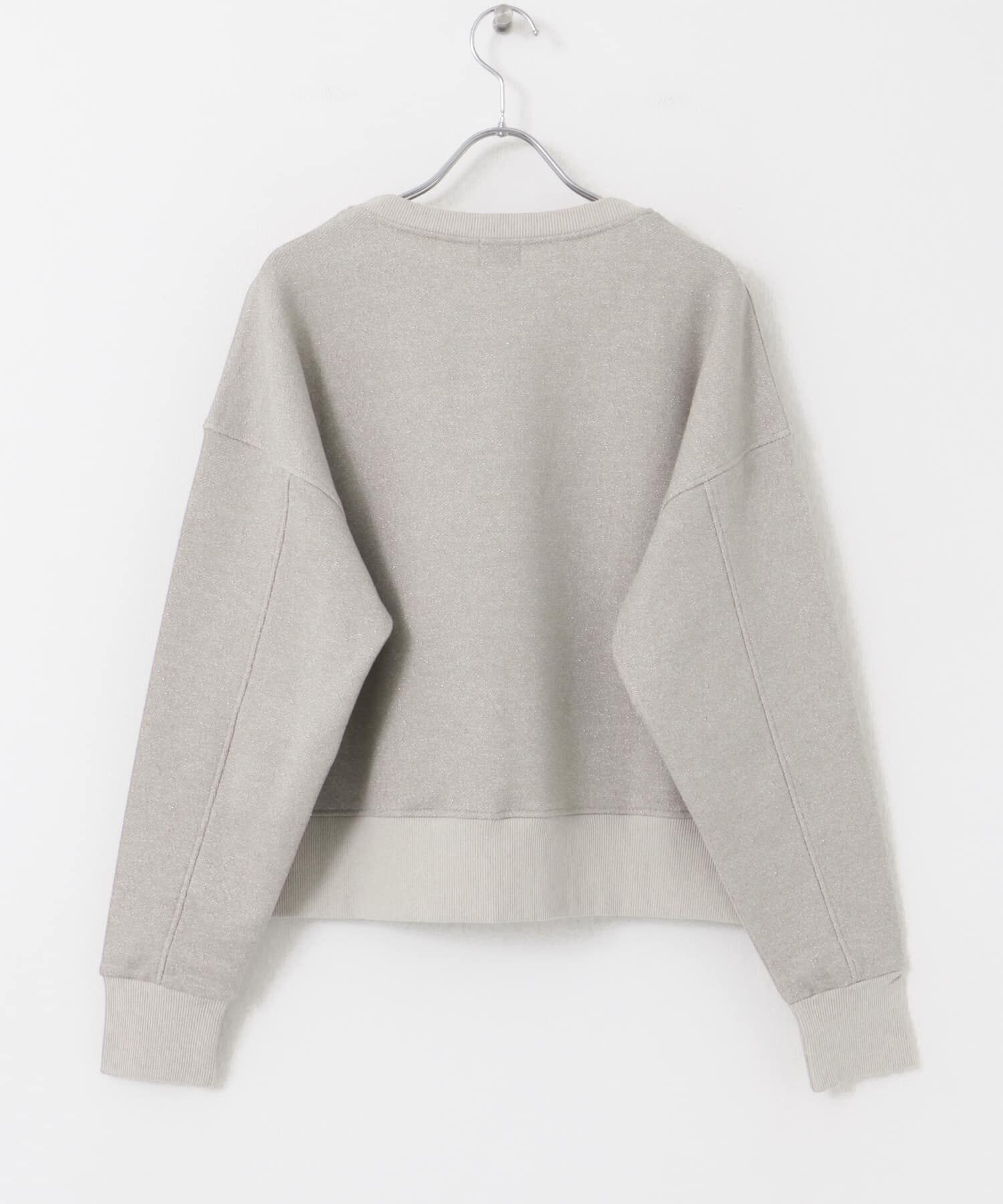 URBAN RESEARCH DOORS「コンパクトラメスウェット 26AW」|スウェット・ジャージ|