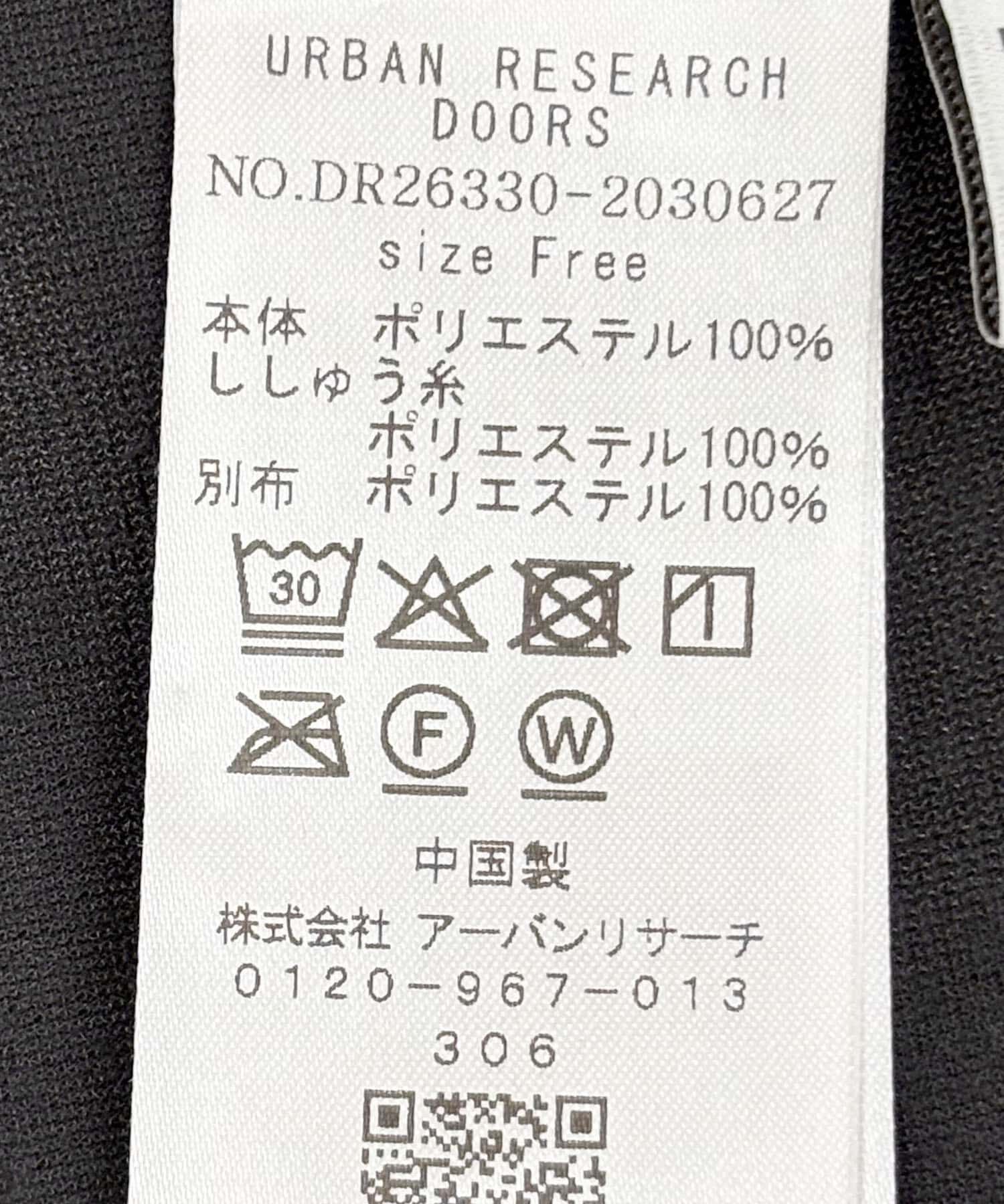 URBAN RESEARCH DOORS「刺繍ベロアキャミチュニック 26AW」|キャミソール|