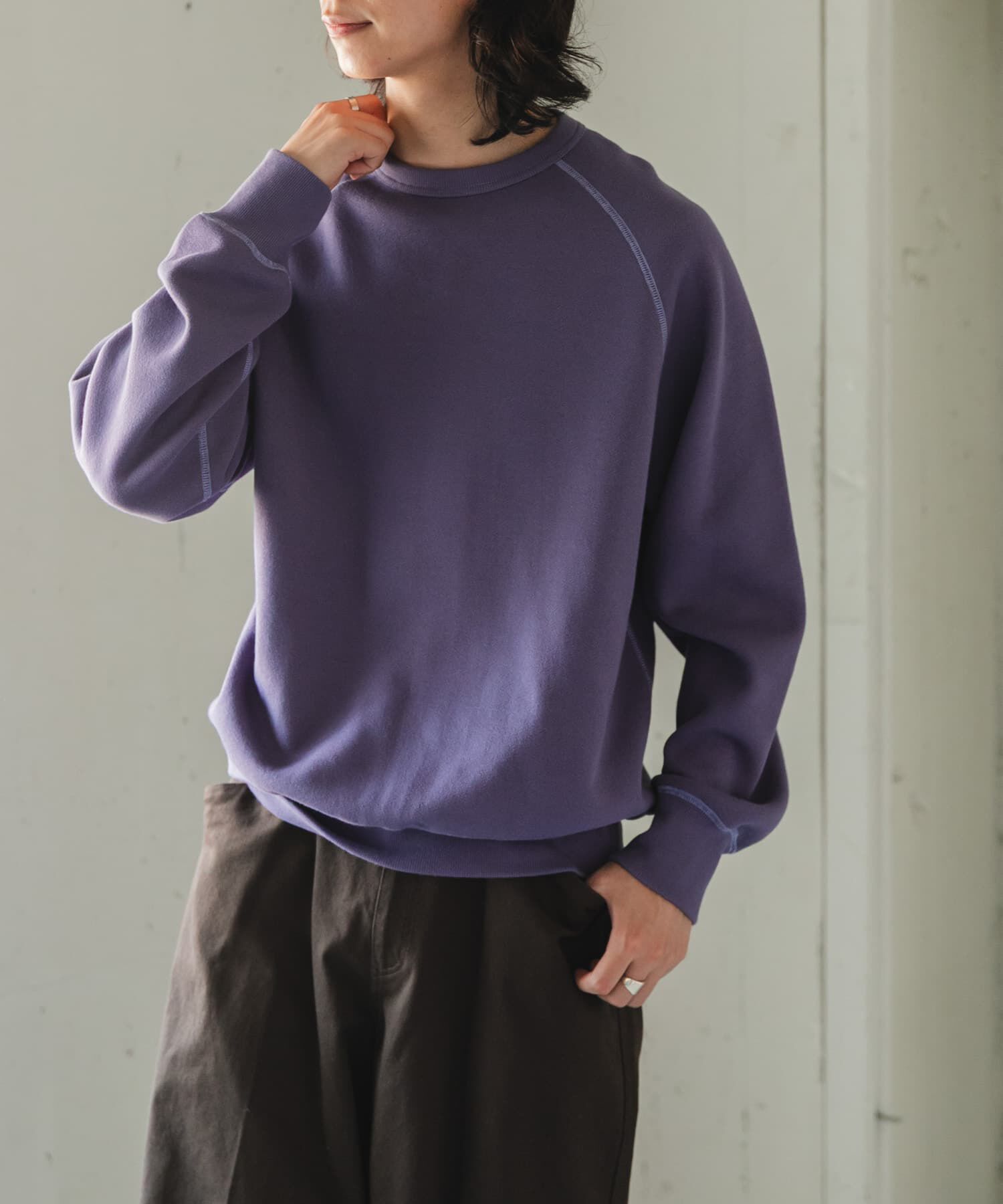 URBAN RESEARCH DOORS「FORK&SPOON　アムンゼンクルーネックスウェット」|スウェット・ジャージ|