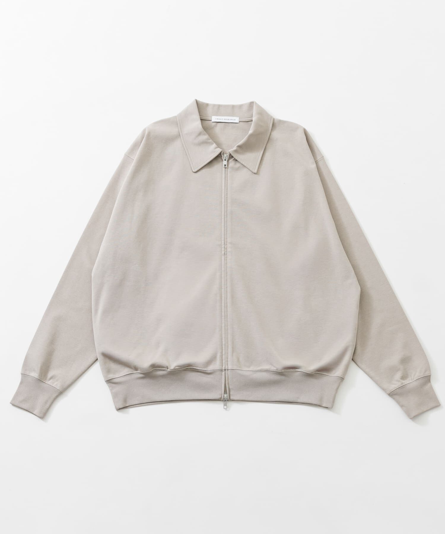 URBAN RESEARCH「STRETCH PONTE ZIP BLOUSON」|ブルゾン・スタジャン|ベージュ系その他