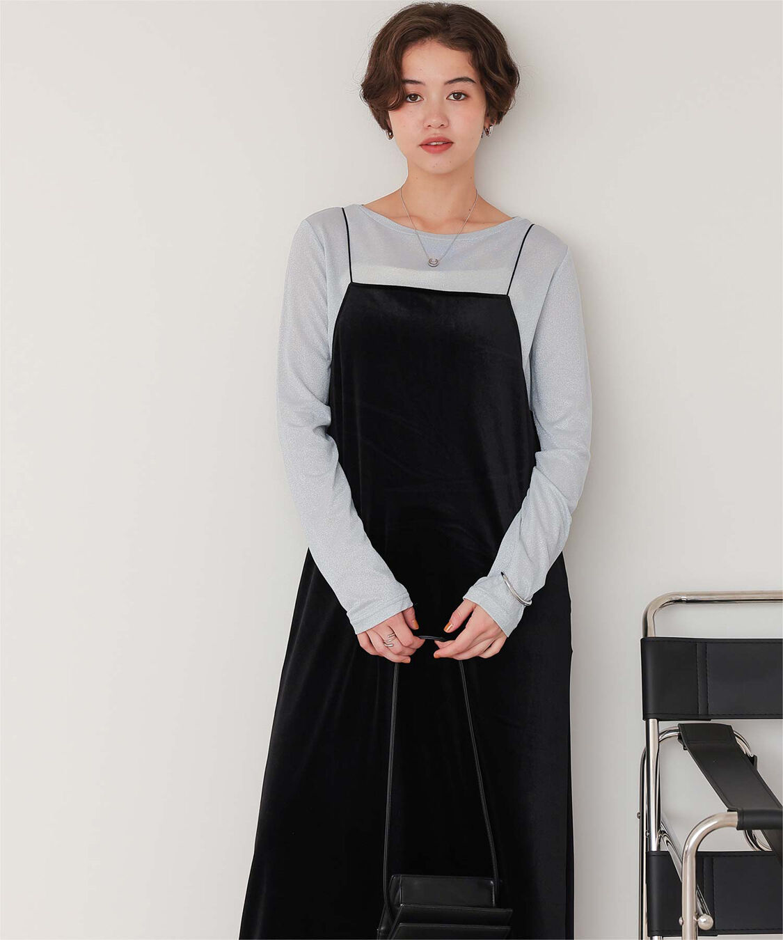 titivate「シアーカットソーロングスリーブトップス」|Tシャツ・カットソー|