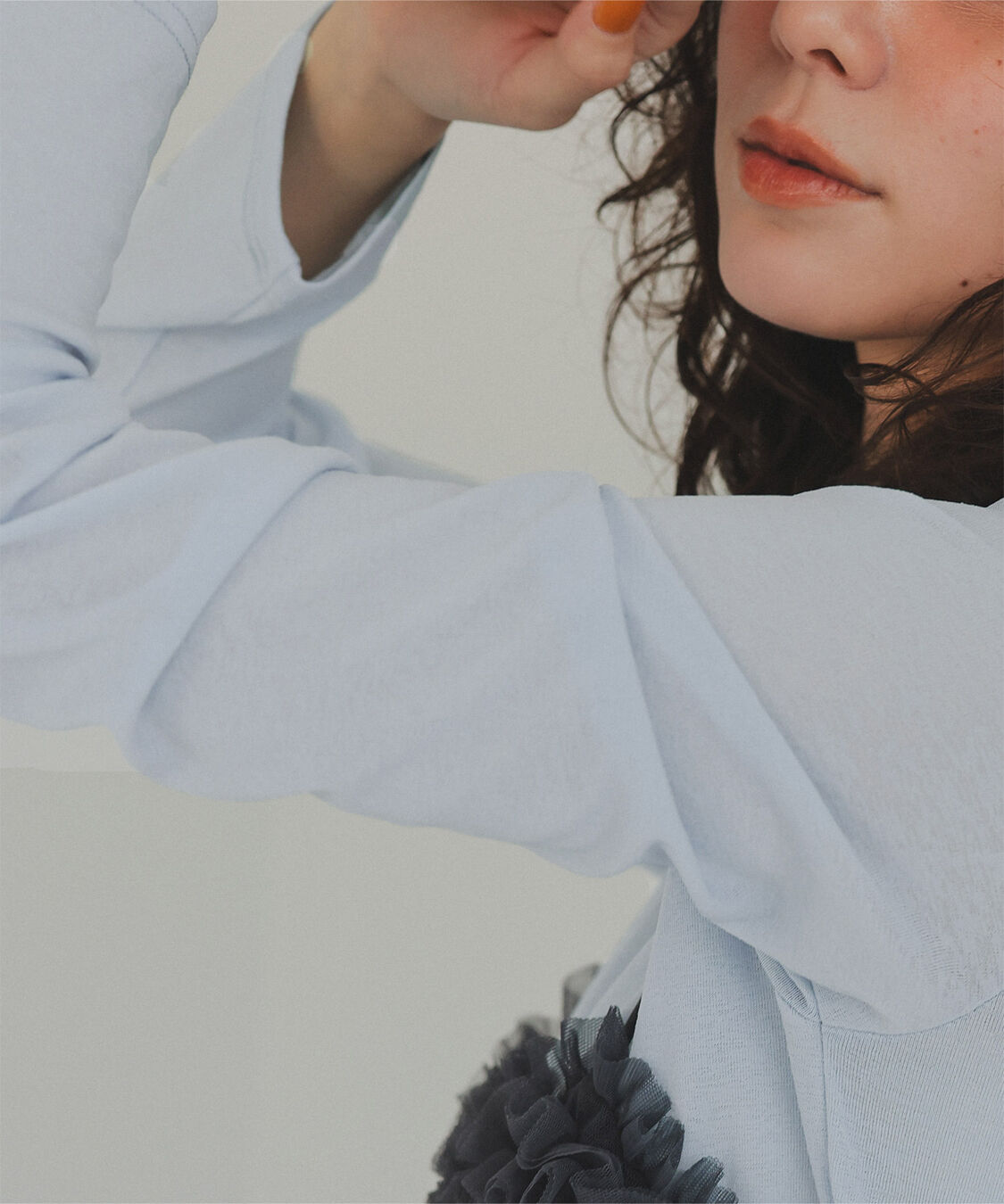 titivate「シアーカットソーロングスリーブトップス」|Tシャツ・カットソー|