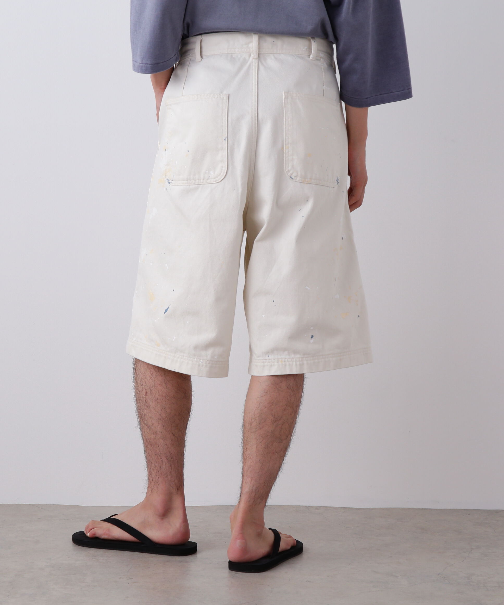 YLEVE 「YLEVE / HAND PAINT DENIM SHORTS」|その他|