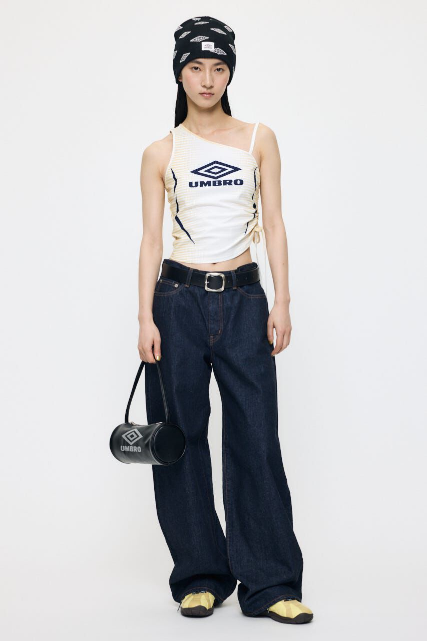MOUSSY「MIDRISE CURVED WIDE ストレート」|デニム|