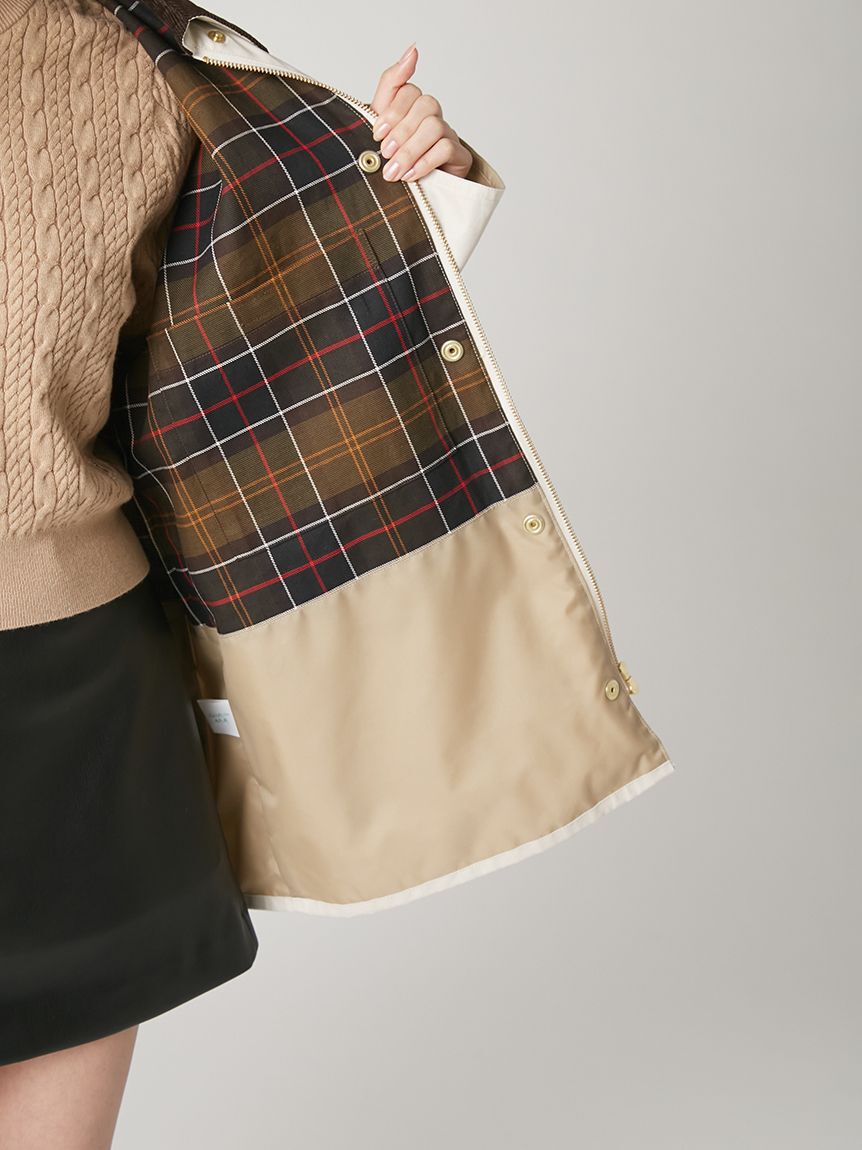 FRAY I.D「【撥水】【Barbour】ミドルレングスジャケット」|ブルゾン・スタジャン|