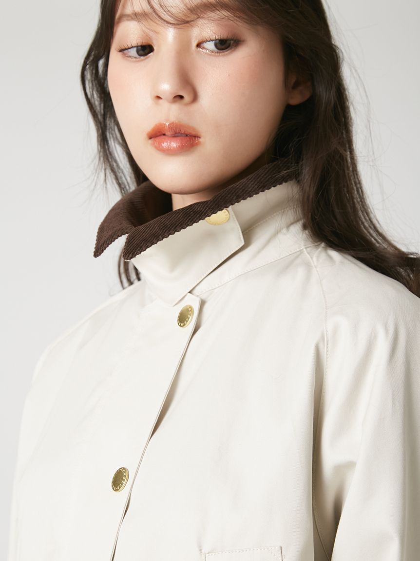 FRAY I.D「【撥水】【Barbour】ミドルレングスジャケット」|ブルゾン・スタジャン|