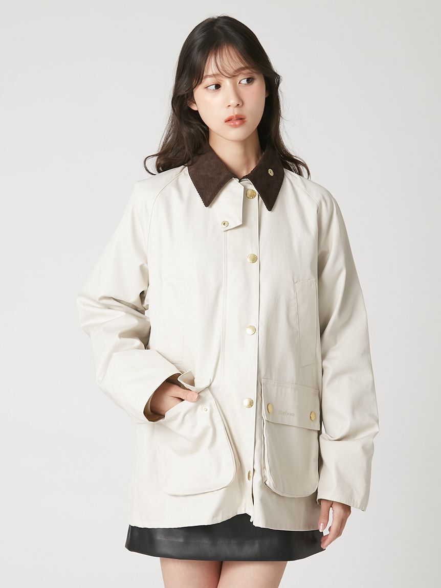 FRAY I.D「【撥水】【Barbour】ミドルレングスジャケット」|ブルゾン・スタジャン|